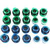 Haofy Kit Encoder USB Zero Delay con 20 Pulsanti LED 2 Joystick Set Controller di Gioco Fai-da-te per PC Pi MAME Retro Gaming Custom Machine