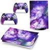 PDURMBUAB Nessuna Schiuma Nessuna Bolla Pelle Decalcomanie Anime Console Per PS5 Disk Edition 2 Controller Pellicola Vinile Avvolge, Durevole, Resistente Graffi 98483