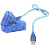 Odoukey Adattatore controller USB tieline per controller PSX e PS2, convertitore adattatore USB da doppia porta a PC, mouse