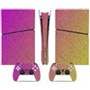 YLMKMVLCZC Pelle Decalcomania Per PS5 Slim Skin Digital Edition Console E Controller Vinyl Cover Skins Wraps Resistente Ai Graffi Compatibile Con 61536 Avvolgimento Della Pelle