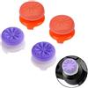 ANDERK Gommini Joystick PS5 Custodia per Impugnatura in Silicone Arancione con Impugnatura Controller PS5, Arancione e viola