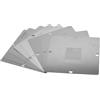 Okeeyseda 8 Pezzi di Stencil per CPU GPU XBOX360 A Diretto, 90x90 Mm, Stazione di Reballing BGA per Console di Gioco CSP GPU-B CPU-A01