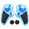 JZ Anti-Slip PS5 Controller Caso, Morbida Gomma Caso Protector Per ps5, Silicone PS5 Controller Cover con Pollice Grip Gaps Lavabile -Blue