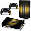 PDURMBUAB Nessuna Schiuma Nessuna Bolla Per PS5 Skin Disc Edition & Digital Console E Controller Vinyl Cover Skins Wraps Resistente Ai Graffi, Compatibile 64880(Digital Edition)