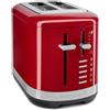 KitchenAid Tostapane con 2 Fette Larga - Macchina per Toast Per Diversi Tipi e Dimensioni di Pane - Tostiera Elettrica con 7 Livelli di Doratura - Vintage Design - Colore Rosso Imperiale