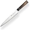 サンクラフト Suncraft VG-10 Black Damascus & Coltello da Cucina & Damasco Coltello Sashimi 21 cm & Professionale Giapponese Acciaio da 67 Strati con Pakkawood Manico