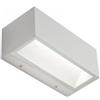 Sovil Box Lampada LED Da Parete Bi-Emissione Luce Neutra In Alluminio Per Esterno IP65 - Bianco