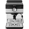 Krups Cafetera Expreso Authentic+ XP384E10-1450W- 15 Bares- Plateada