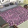 okoikfc Tappeto Soggiorno Rosa, Leopardato Tappeto Moderni Antiscivolo Tappeto Bambini Lavabile Morbido, Tappeti Per Camera Letto Salotto Corrido Bagno Cucina, Scendiletto, 100 x 150 cm