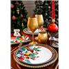 FADE Servizio 18 piatti Apple in fine porcellana + Piatto Portata + Tazzine Caffe FADE