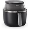 PHILIPS FRIGGITRICE AD ARIA XXL NERA 7.2 LITRI CON FINESTRA 16 PROGRAMMI