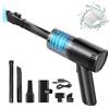WHJC Aspirabriciole Senza Fili, 9000Pa Ricaricabile Portatile Leggero Mini Aspirapolvere, USB Auto Aspirapolvere Alta Potenza Aspirazione, Pulizia per Capelli, Auto, Casa, Ufficio, Cucina