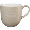 ASA Selection Henkelbecher You Are Awesome, New Bone China, Nude 350ml, 17060277