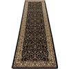 rugsx Passatoia corridoio, tappeto ROYAL ADR, Classico, tradizionale, per il corridoio, la hall, la sala, di alta qualità nero 70x200 cm