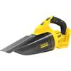 STANLEY Aspirateur a main sans fil - 18V - 45 Air Watts, 1300 L/min, 500 ml - Gamme V20 - STANLEY FATMAX, SFMCVH001B-XJ