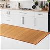 CosìCasa Tappeto Bamboo Cucina Antiscivolo | Passatoia Cucina Idrorepellente, Facile da Pulire e Realizzata con Materiali Sostenibili | Tappeto Bambu Tinta Unita (Natural, 70 x 140 cm)