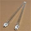 BLOMDE Bulbo alogeno a doppia estremità R7S, 230V 1500W T3 J Tipo Dollumpulle lineare a doppia estremità Linea 254mm 333 mm Lampada per tubi in quarzo 254 mm 230V 1500W 3pcs