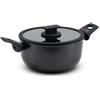 ACCADEMIA MUGNANO Casseruola Antiaderente ad Induzione Fortezza Protection con Coperchio 26 cm