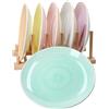 MamboCat Pastello Set di 6 piatti da torta I piatti da colazione colorati in gres porcellanato con colori pastello per 6 persone, piccoli piatti per insalata, dessert, finger food & Co.