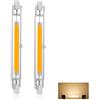 Generico Lampadina LED R7S 118mm Dimmerabile, AC 230V R7S COB LED Lampada 118mm 30W Sostituzione Alogena J118 300W, Bianco Caldo 3000K 3000LM, Senza Sfarfallio, 360° Luce LED Lineare Proiettore, 2 Pezzi