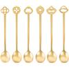 Sambonet Set 6 Cucchiaini Party Oriental Oro PVD