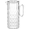 Guzzini - Vanity, Caraffa con coperchio in Bio-based SAN e Bio-based SMMA (Trasparente)