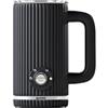 Guzzini, Sous Chef, Montalatte, 4 Programmi, Schiuma Calda e Fredda, Riscaldamento Latte, Coperchio Trasparente, Base Girevole, Bio-based, 300 ml (Anthracite)