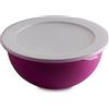 OMADA Design Contenitore per Alimenti Grande con Coperchio da 6,5 Lt, Antibatterica, Leggera, Infrangibile, lavabile in Lavastoviglie, Linea Sanaliving