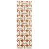 RugVista Split pea, Tappeto, Moderni, 80 x 250 cm, Rettangolare, Pelo corto, Soggiorno, Camera da letto, Cucina, Corridoio, Lavabile in lavatrice, Ruggine