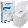 Wessper Sillar Sacchetti per Aspirapolvere - Compatibili con Philips, AEG, Electrolux, Volta - Filtro Anti-Allergene, Massima Potenza di Aspirazione, 16 Pezzi + 4 Filtri