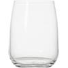 Brandani Italian Style Set 6 Bicchieri da Acqua Vino Vetro Trasparente Oblio 54979 Brandani 250ml