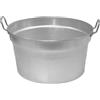 SICIGNANO CASALINGHI Sicignano | Caldaia Ø 32 x 18h cm in Alluminio 99,5% Capacità 7L - Manici in Alluminio, Spessore 1-2 mm - Made in Italy, Per Zuppe, Sughi e Uso Professionale