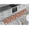 SOFFICIOSO Tappeto Passatoia da Cucina Antiscivolo Stampa Digitale Shabby Legno Chiaro 50x290 Shabby Legno