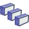 vhbw 3x filtro compatibile con Dyson DC-11, DC11 Allergy aspirapolvere - filtro HEPA post-motore lilla/bianco