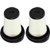 vhbw set 2x filtro a pieghe piatte compatibile con Domo DO215SV, DO217SV aspirapolvere portatile a batteria, aspirapolvere - Elemento filtrante