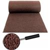 Generico TAPPETO PROFESSIONALE PVC ricciolo (specifico esterni ed incavi) altezza rotolo cm 120 spessore 15mm 5,9Kg/Mquadro CE N1907/2006 sostanze non potenzialmente pericolose (MARRONE, 100X120 Cm)