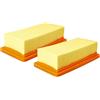 vhbw 2x filtro a pieghe piatte compatibile con Kärcher AD3 Premium Fireplace, AD 4 Premium, AD4 aspirapolvere - Elemento filtrante