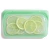 Stasher, Sacchetti per alimenti riutilizzabili in 100% silicone, formato per snack, color menta