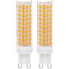 EIMOPE Lampadine G9 LED 12w Dimmerabile, 12W equivalenti a 80W 100w alogene Lampadine, Luce Bianco Caldo 3000K, 1200lm, per Armadi, Applique da Cucina, Plafoniere, Lampade da Tavolo, 2 Pezzi