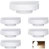 BVCL Lampadine GX53 LED, 10W GX53 LED Bianco naturale 4000K 1000LM, AC 220-240V Non Dimmerabili, Non Sfarfallanti, 6 Pezzi