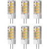 Aiwerttes 6PCS G4 AC/DC 12V Lampadine a Led 5W Equivalente a 50W Lampadina Alogena 500 Lumen Bianco Caldo 3000K Luci Led Non Dimmerabili