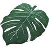 TITA-DONG Tappeto Foglia di Monstera da Bagno, Tappetino da Bagno Antiscivolo a Forma di Foglia di Pianta, Tappeto da Bagno Verde Morbido Tappeto da Pavimento per Zerbini Doccia Decorazioni per Feste(50x120 cm)