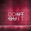 You Glow Girl Lampada al neon,Do It Don't Quit Neon Sign per la parete,USB Powered Interruttore Regolabile Luminosità LED Neon Luci,per la decorazione della parete,Home Gym Game Room Decor (rosso)