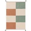 benuta Lytte Tappeto per bambini Anton - Multicolor/Verde 160 x 230 cm - 100% cotone - Rettangolare e in stile: motivi per bambini, Scandi Living - facile da pulire per soggiorno, camera da letto