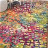 Generico Tappeto,Rosso, Orange, Blu, Verde Teenagers' Room Decor,Colourful,150 x 200 cm, Tappeti Lavabile Antiscivolo Camera Cucina Soggiorno Salotto