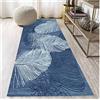 Siunwdiy Tappeto Cucina Antiscivolo Lavabile 1.4 Metri, Blu Stile Paese Tappeti Runner Lungo per la Cucina per Soggiorno Camera da Letto Cucina Bagno,70X140CM