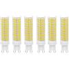 Generic Lampadine LED G9 15W Equivalenti 150W Lampadina alogena CRI 80+ 1500LM Non dimmerabile Per lampadari plafoniere lampade da tavolo camera letto cucina soggiorno(Natural White 4000K,6pack)