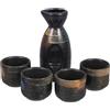 PRETYZOOM 1 Set Set Di Caraffe Per Sake Servizio Di Sake in Porcellana Bottiglia Di Sake Giapponese Bicchierino Giapponese Sake Più Caldo Bicchiere Di Vino Ceramica Tazza Da Tè in Porcellana