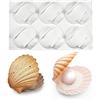 mostsom Stampo in silicone a forma di conchiglia, stampo per biscotti fai da te, accessorio da cucina (conchiglia J_30 x 17 x 2,5 cm)