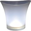 MISUVRSE Secchiello per ghiaccio a LED, luminescente, per champagne, cocktail, birra e bevande rinfrescanti